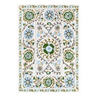TEPPICH Slavia Antiquarian Suzani 240/340 cm - Weiß, Naturmaterialien/Textil (240/340cm) - Louis De Poortere