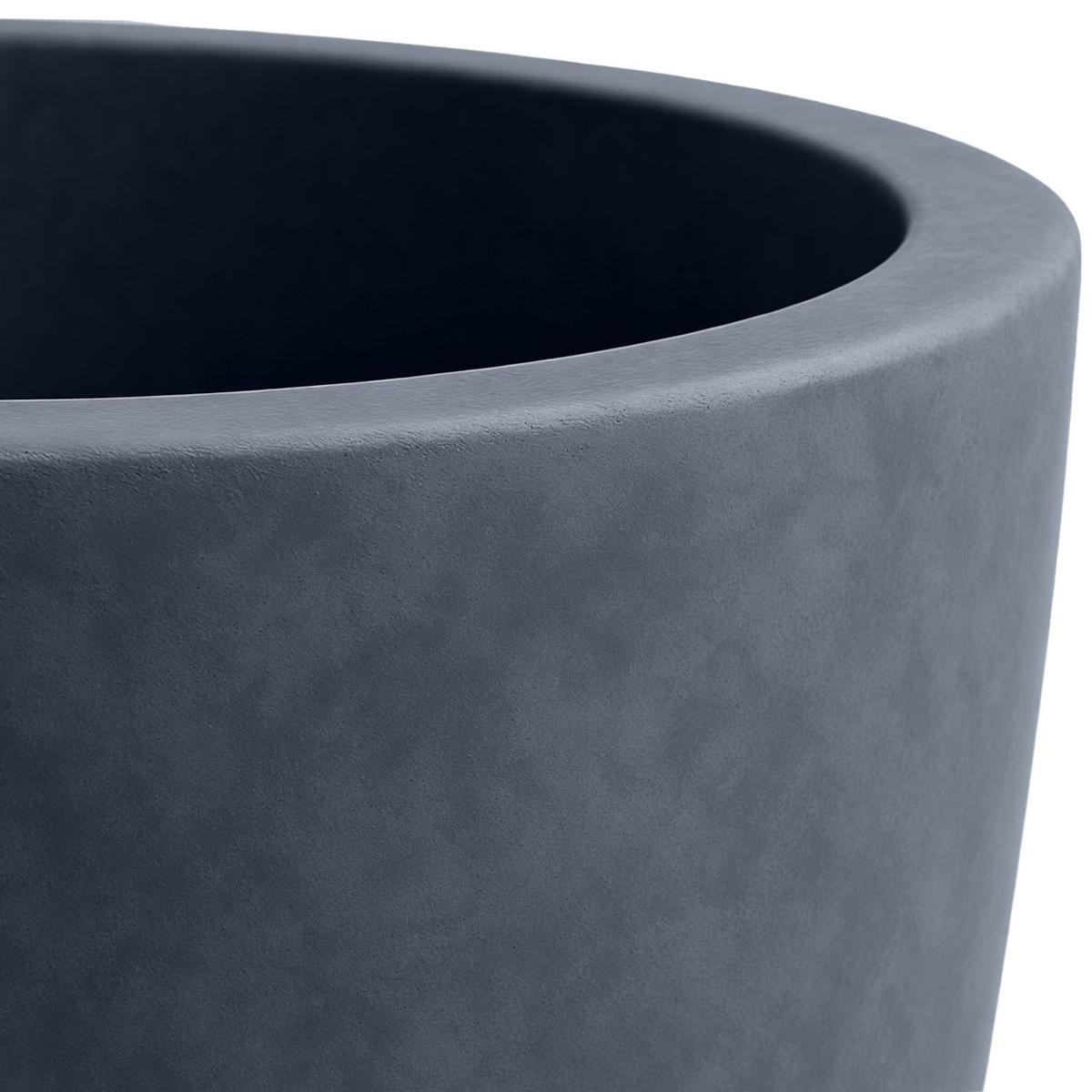 PFLANZKÜBEL 3er Set Anthrazit - Anthrazit, Kunststoff (45/43cm) - CLP