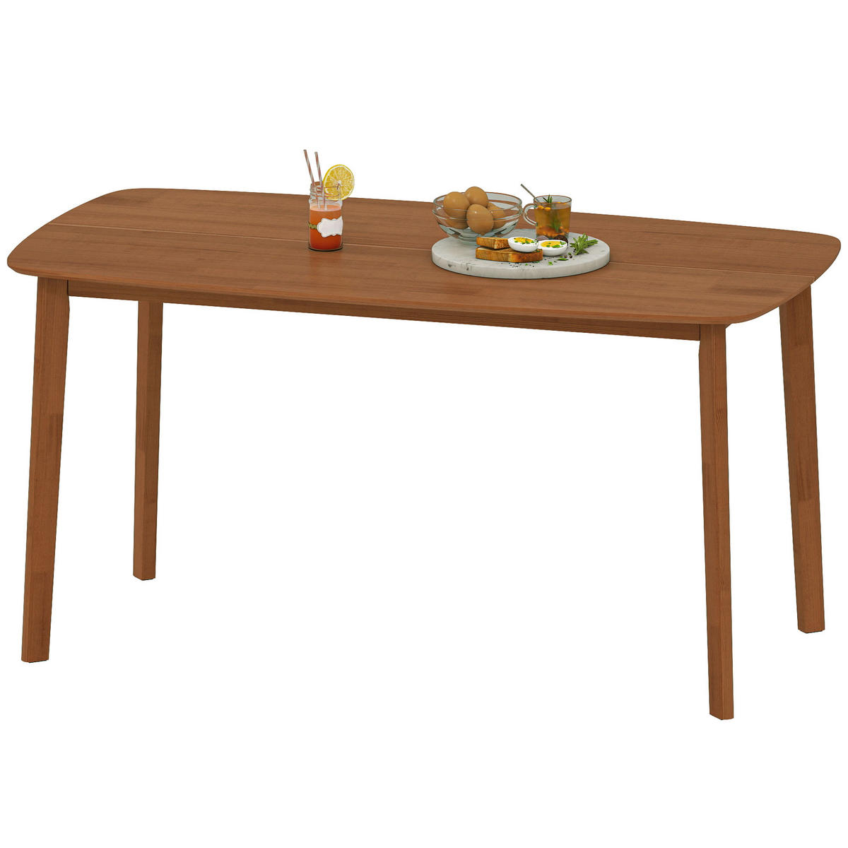 ESSTISCH Braun 1 Stück - Braun, Kunststoff (150/80/76cm) - GiPP