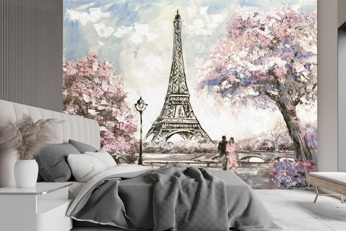 VLIESTAPETE Rosa 450/315 cm - Pink, Papier (450/315cm) - KUNSTLOFT