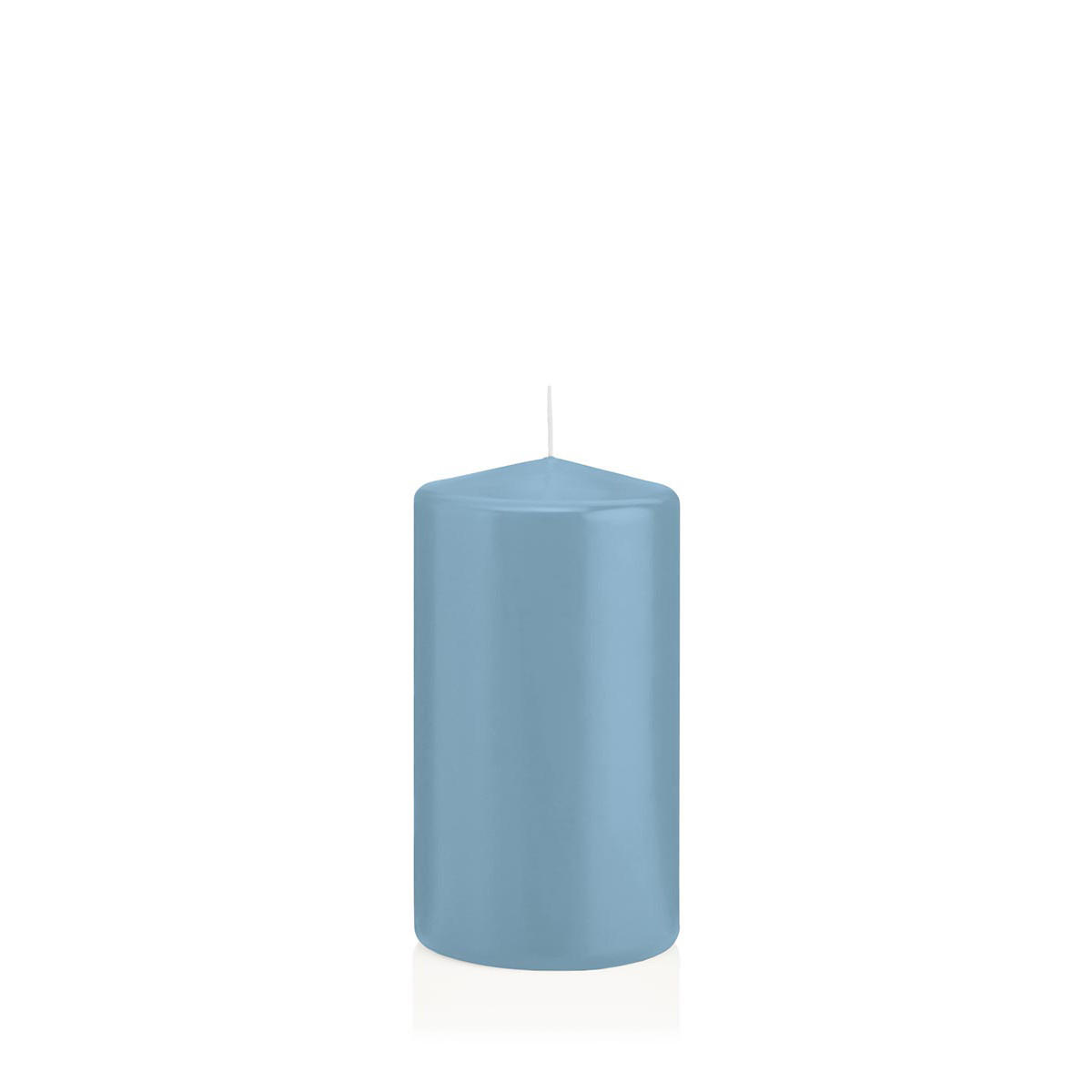 STUMPENKERZEN Hellblau Ø 48 x 100 mm, 24 Stück - Hellblau, Paraffin (5/10cm) - Wiedemann Kerzen