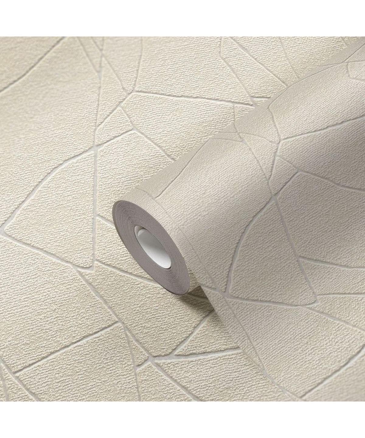 VLIESTAPETE Beige 53/1005 cm - Beige, Textil (53/1cm) - KUNSTLOFT