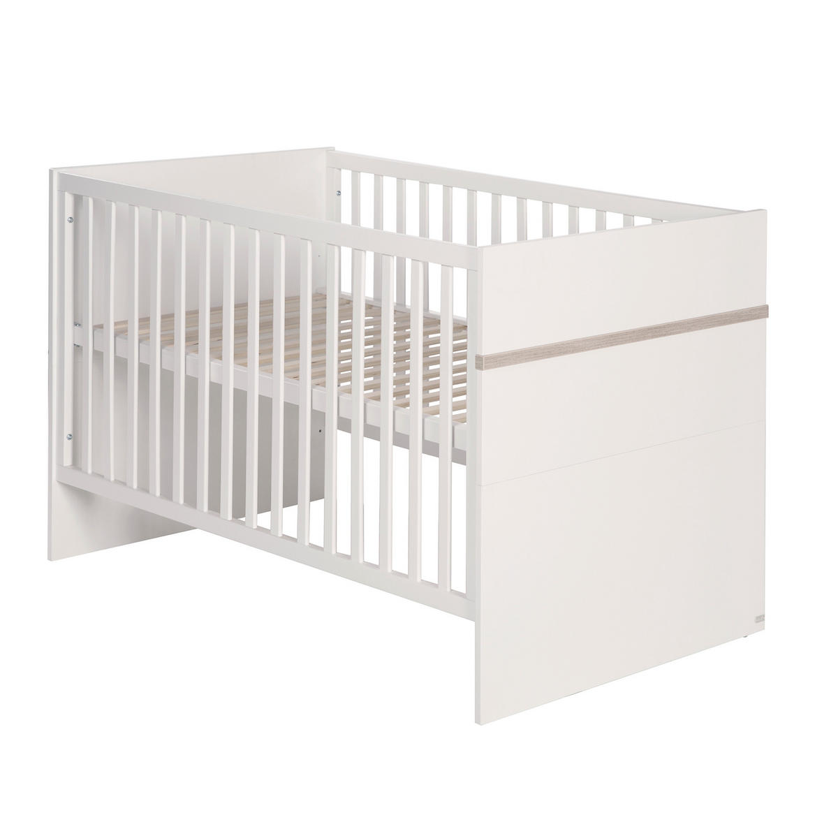 BABYZIMMER-SET Moritz, mit breiter Wickelkommode, 2-teilig - Weiß, Holzwerkstoff (76/81/142.5cm) - Roba