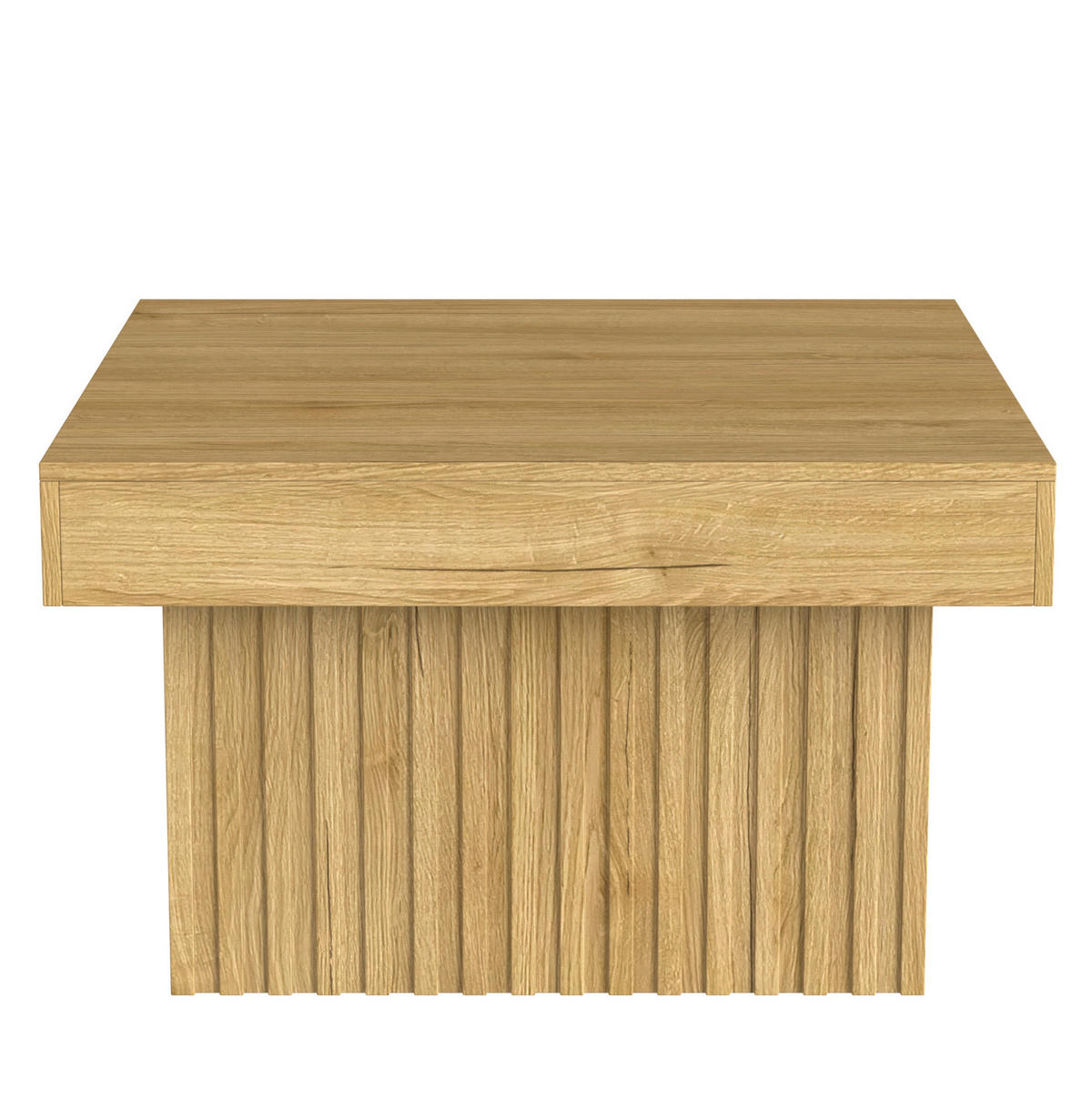 COUCHTISCH aus MDF und Spanplatte 79x79x46 cm Naturfarbe - Naturfarben, Holzwerkstoff (79/79/46cm) - IVMEU