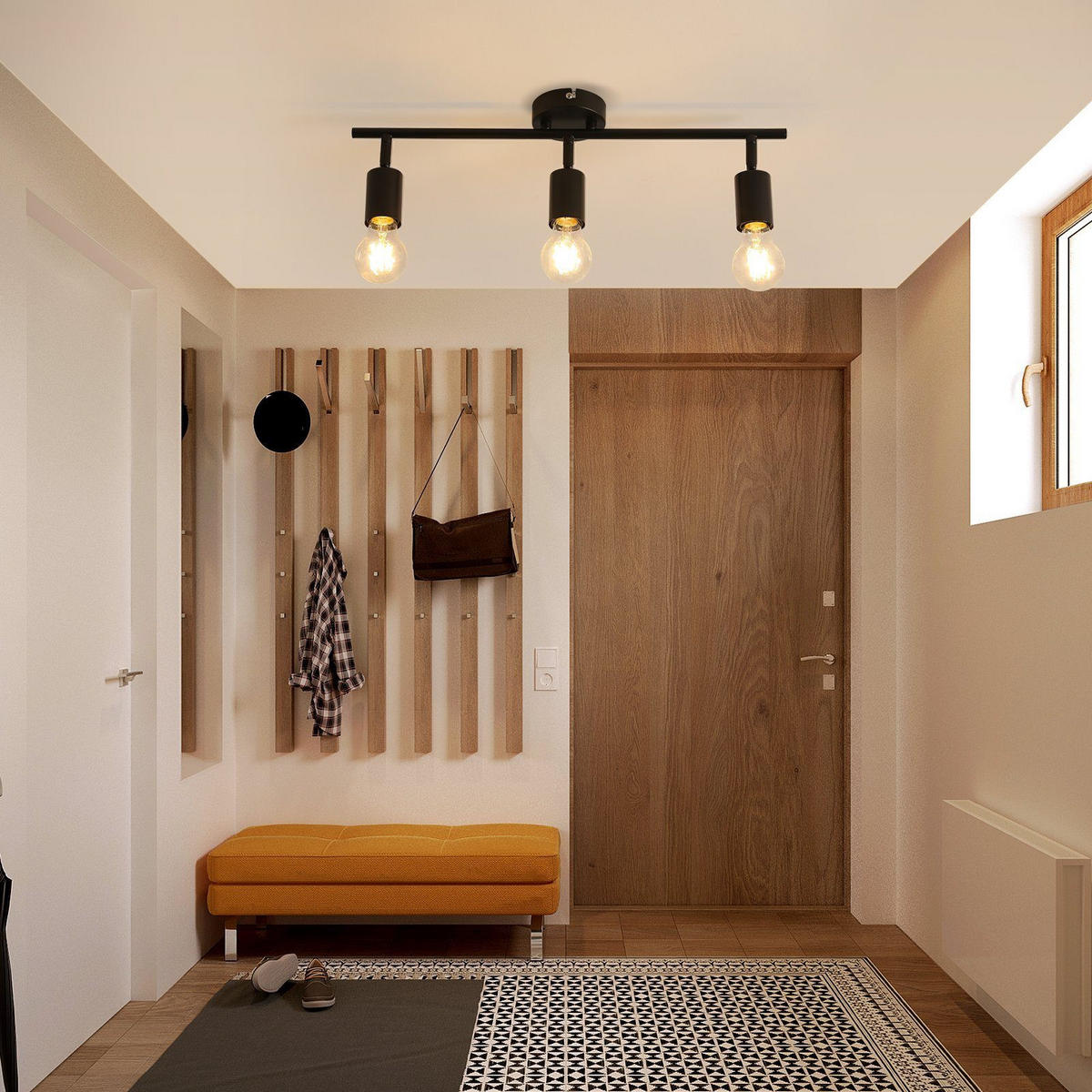 STRAHLER Laser 52/9/16 cm - Schwarz, Metall (52/9/16cm) - Nettlife