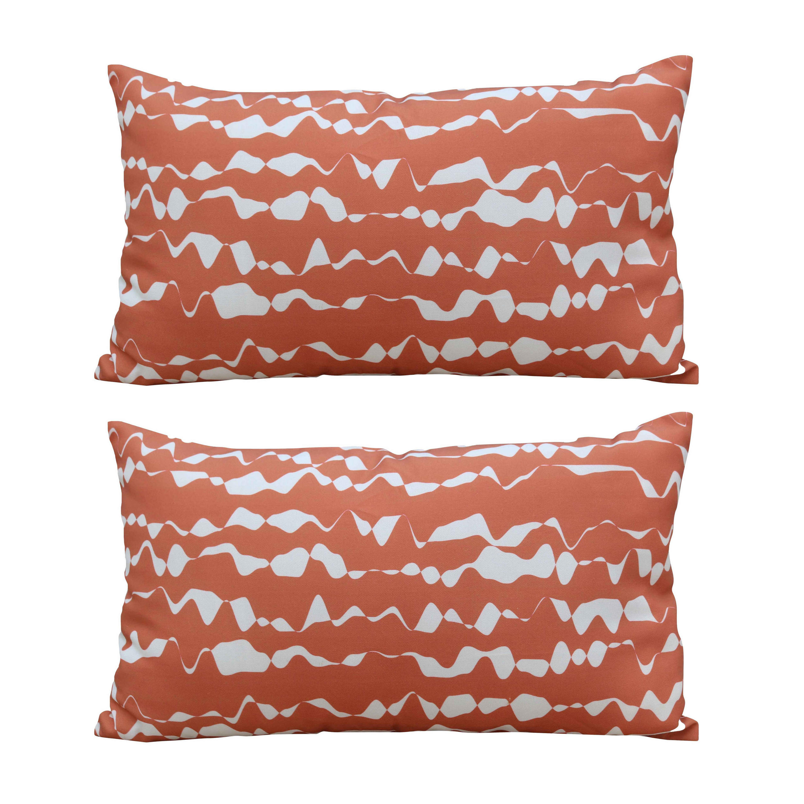 KISSEN 2-tlg., Braun - Braun, Textil (30/50cm) - Oviala