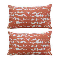 KISSEN 2-tlg., Braun - Braun, Textil (30/50cm) - Oviala