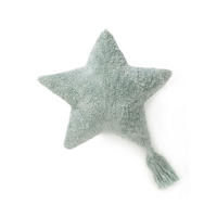 KISSEN Stars - Grün, Textil (45/1cm) - KUNSTLOFT