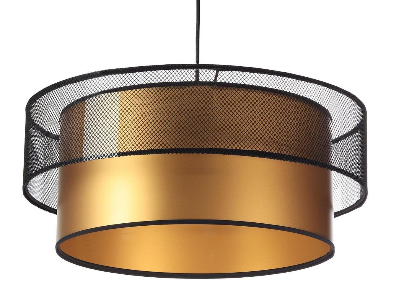 HÄNGELEUCHTE Gold 50/20 cm - Goldfarben, Kunststoff (50/1/20cm) - ONZENO
