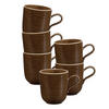 KAFFEEBECHER Terra Erdbraun 400 ml 6er Set - Braun, Keramik (0.4L) - Seltmann Weiden