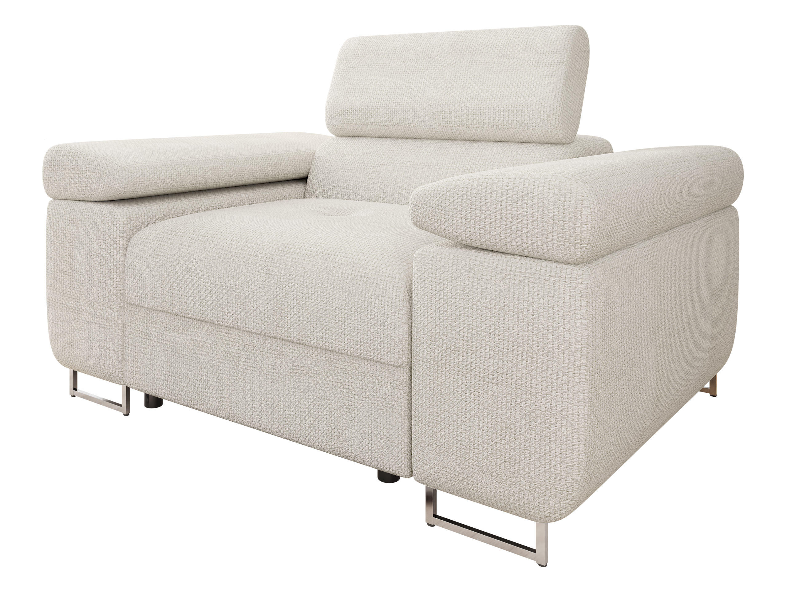 SESSEL Torezio - Ecru, Holz/Textil (134/90/102cm) - MIRJAN24
