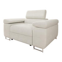 SESSEL Torezio - Ecru, Holz/Textil (134/90/102cm) - MIRJAN24