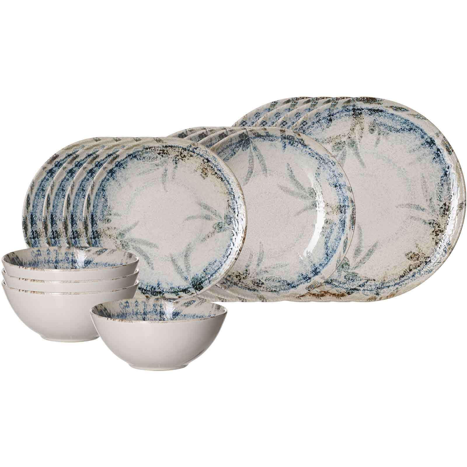 STARTER-SET Todi blau 16er Set - Blau, Keramik (2/2/2cm) - Ritzenhoff Breker