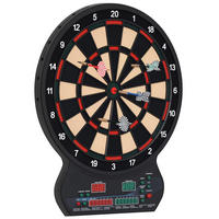 DARTSCHEIBE DE-18832 27 Spiele, 202 Variationen Schwarz - Schwarz, Kunststoff (3/51/42cm) - ComfortXL