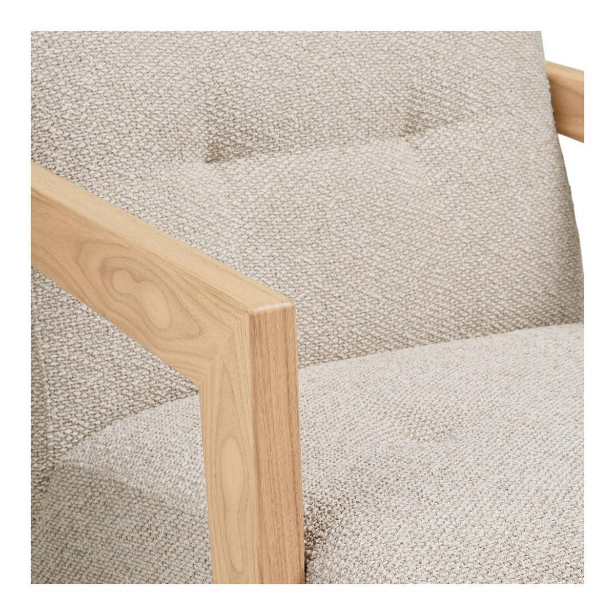 SESSEL, Clara, Eiche, Stoff, 72 x 88 x 72 cm - Eichefarben, Textil (72/72/88cm) - ebuy24