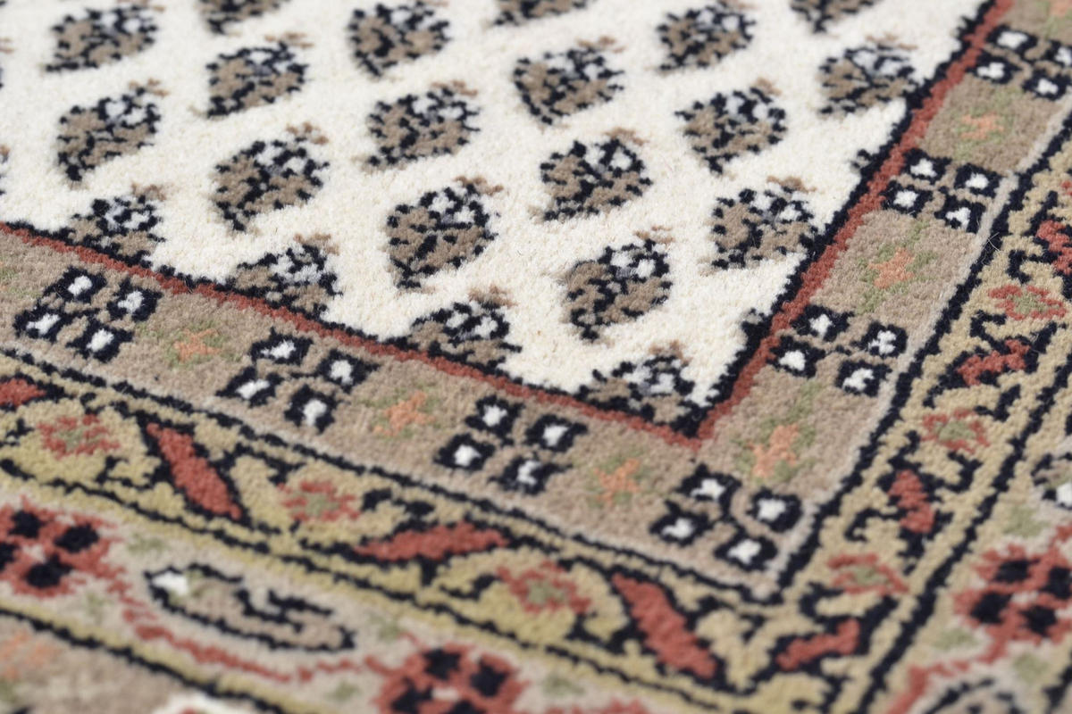 ORIENTTEPPICH Indo Mir, klassisch, strapazierfähig 90x160 cm - Creme, Textil (90/160cm) - Rug and Roll