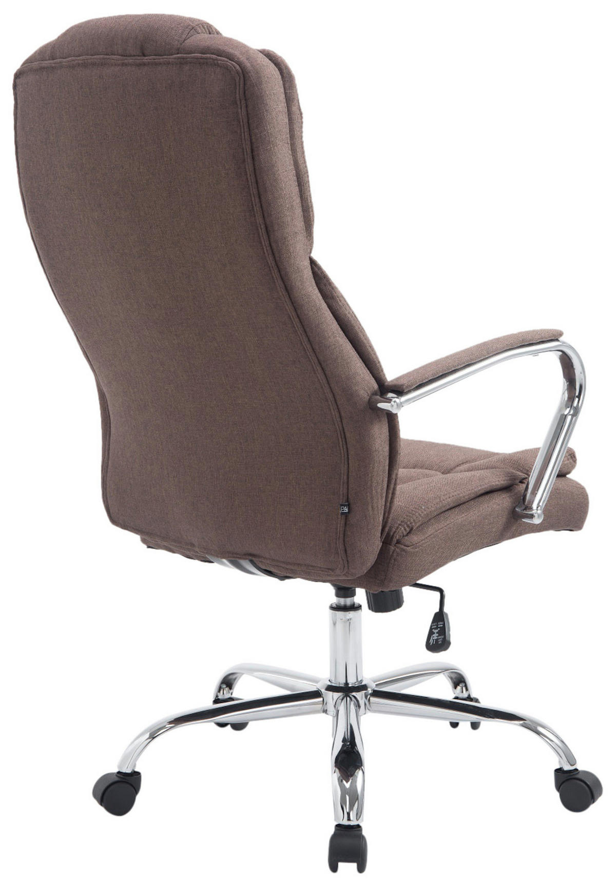 BÜROSTUHL Xavier, Stoff Braun - Braun, Textil/Metall (62/125/70cm) - TPFLiving