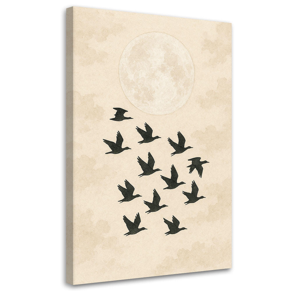Feeby Leinwandbild Beige 20x30 cm