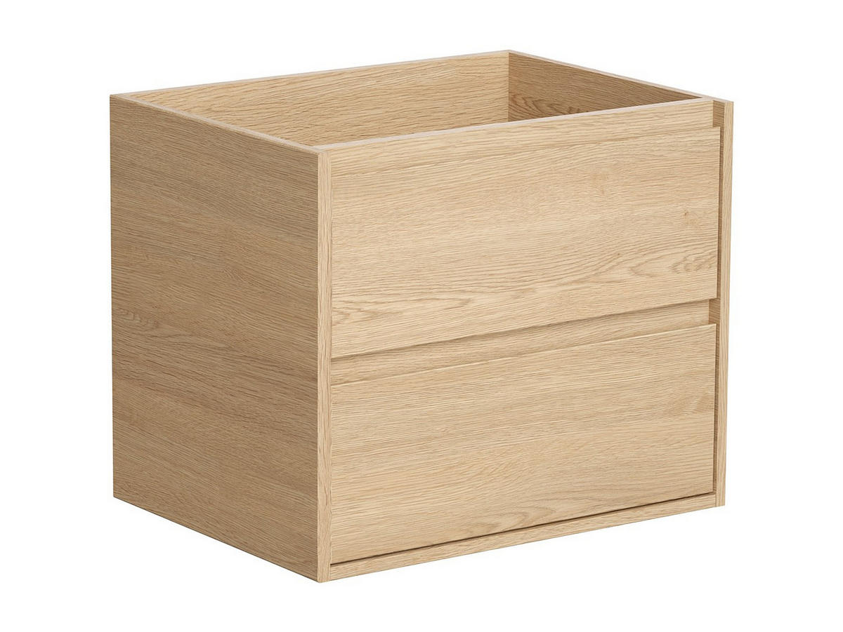 WASCHBECKENUNTERSCHRANK - 60 cm x 45 cm - Holz, Platte - Naturfarben Hell - MILIPAM - Naturfarben, Holz (60/50/45cm) - Vente-Unique