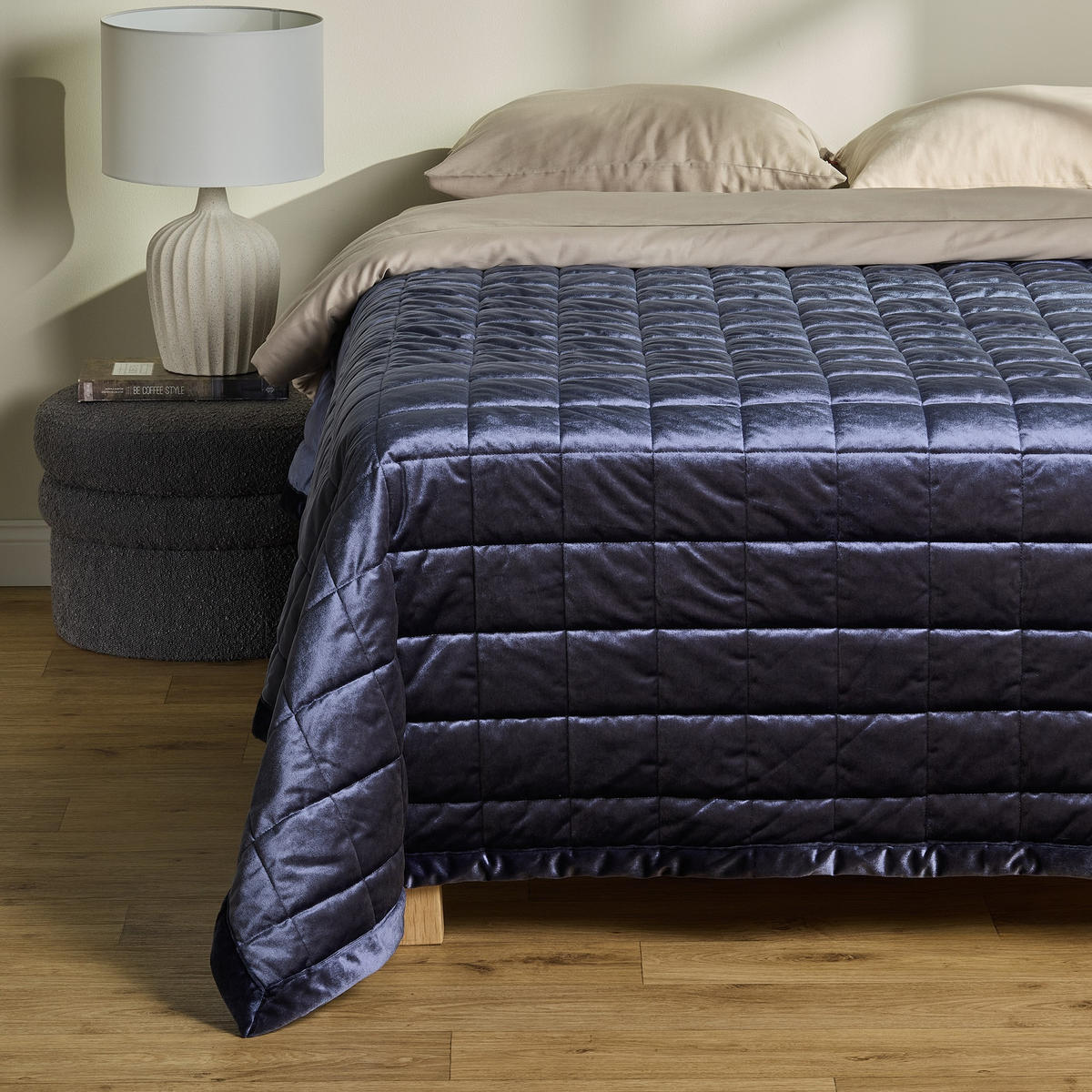 TAGESDECKE Dustis - Dunkelblau, Textil (200/220cm) - home&you