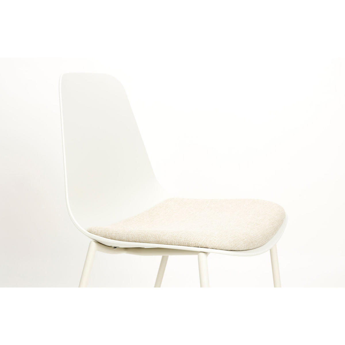 ESSZIMMERSTUHL Jeffrey Weiß - 4 er Set - Weiß, Kunststoff (49/88/48.5cm) - Housecraft Living