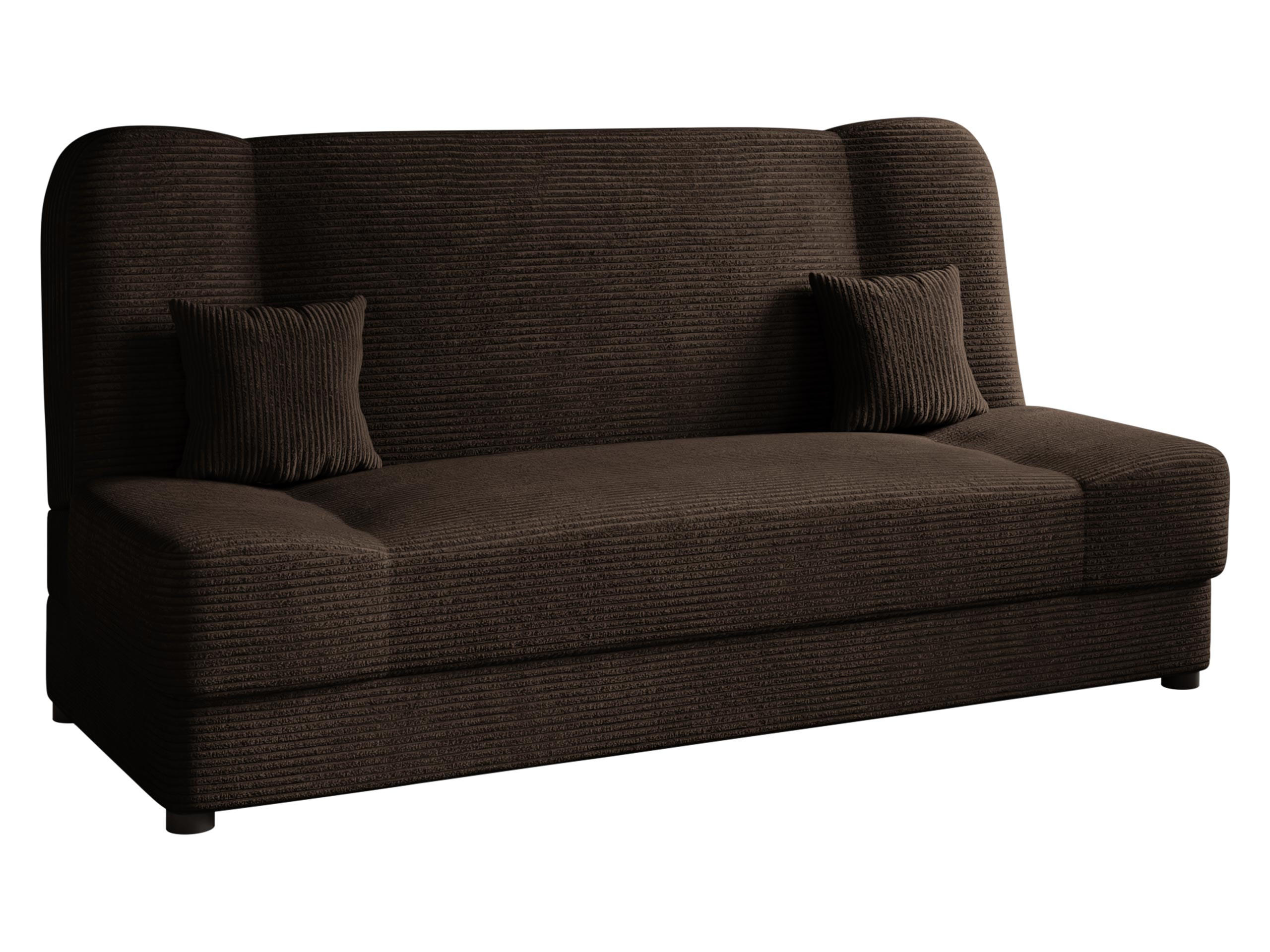 SCHLAFSOFA Jonas Cord - Nussbaumfarben, Holz/Textil (195/86/87cm) - MIRJAN24