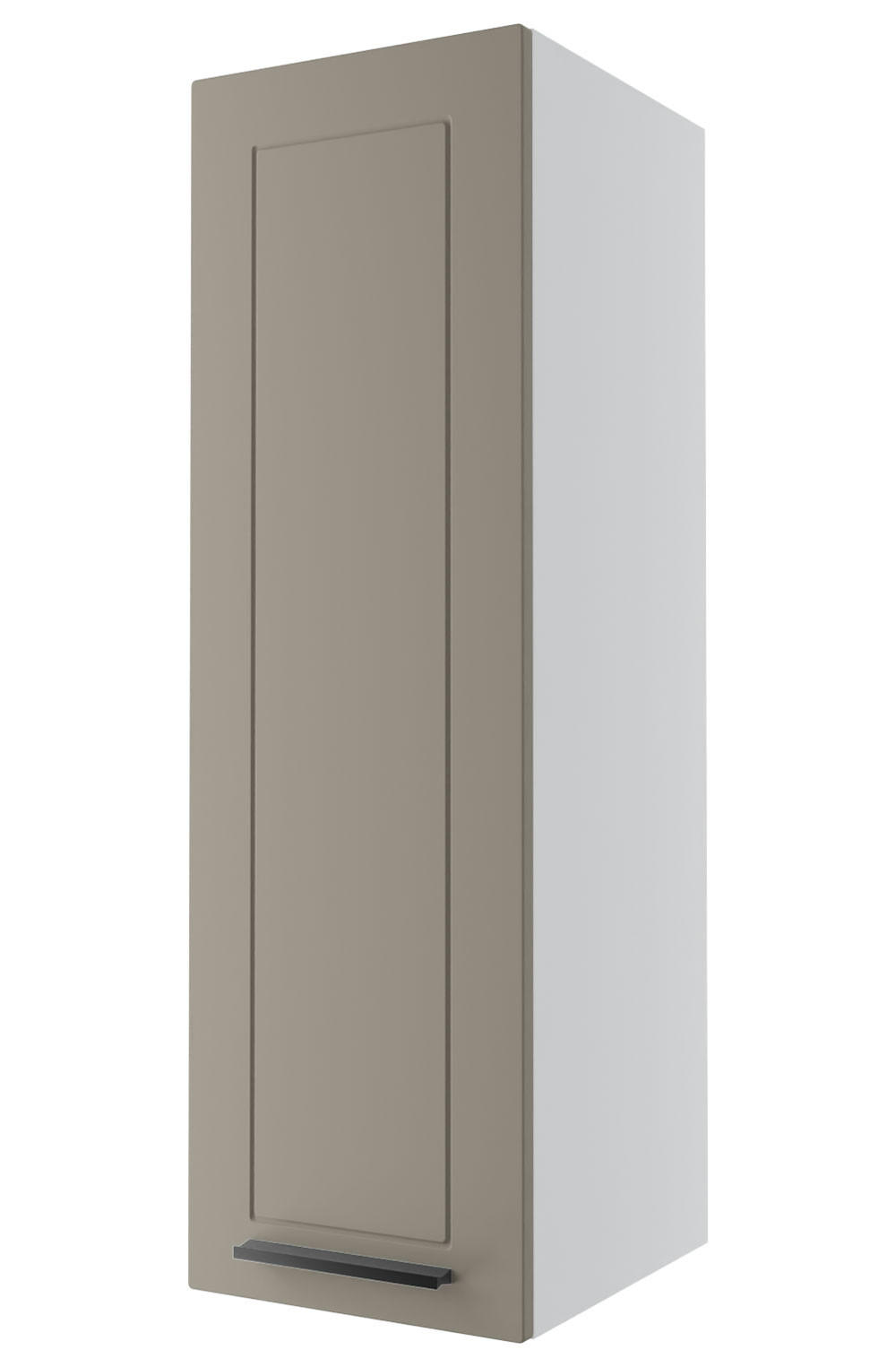 KÜCHENHÄNGESCHRANK Kvantum W4/30 Beige Matt / Weiß Matt 30 / 32,5 / 96cm - Beige/Weiß, Holz/Holzwerkstoff (30/96/32.5cm) - Feldmann-Wohnen
