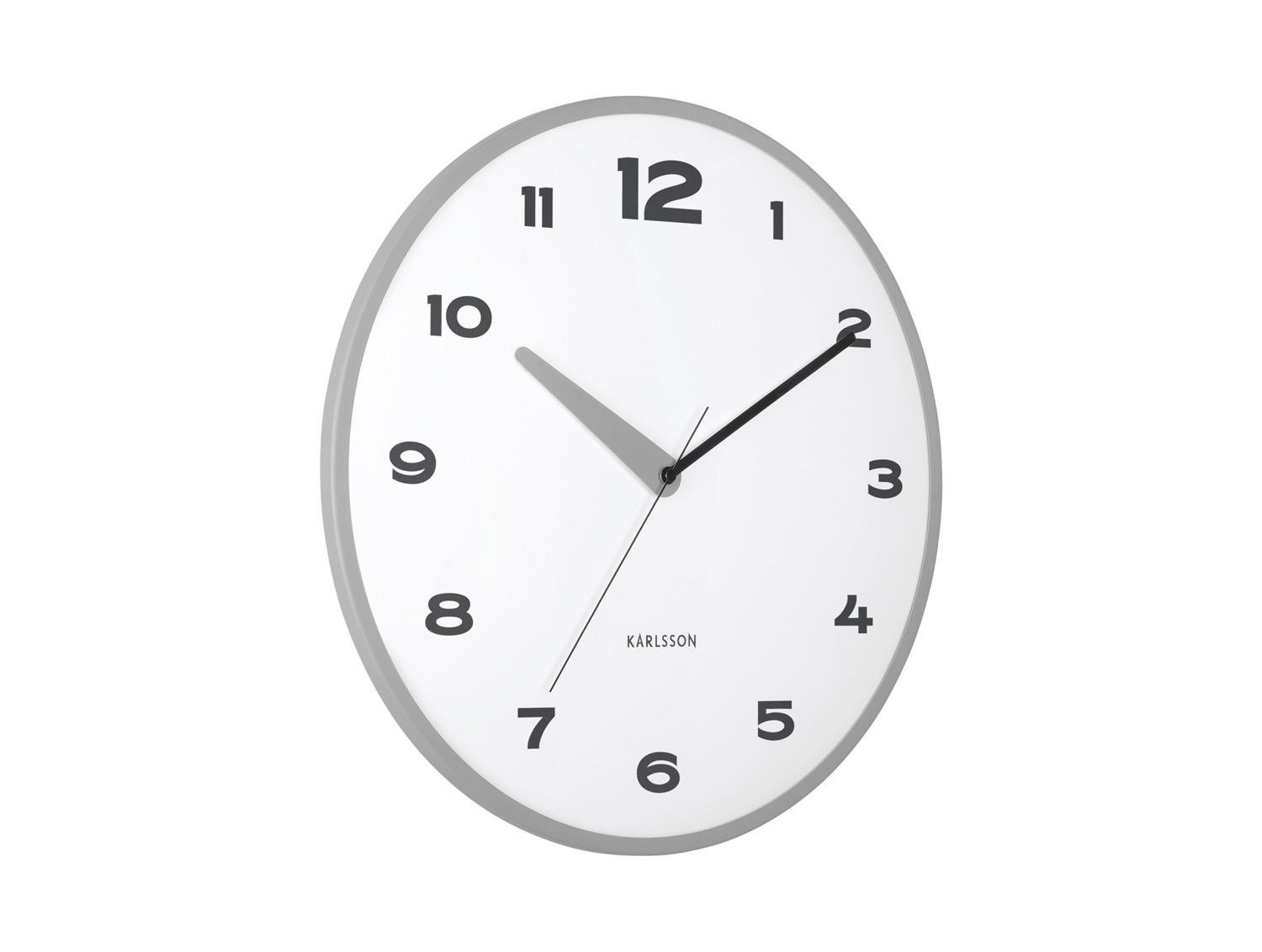 WANDUHR Brisk Dome Ø40 cm - Grau, Metall (40/1/40cm) - Karlsson