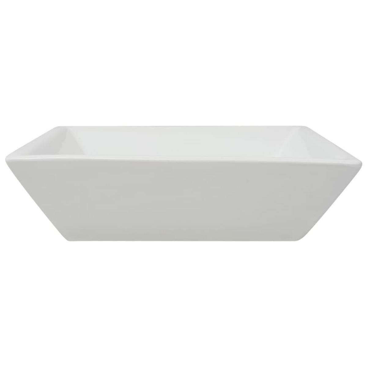 WASCHBECKEN Kutch 41.5/41.5/12 cm - Weiß, Keramik (41.5/12/41.5cm) - Nettlife