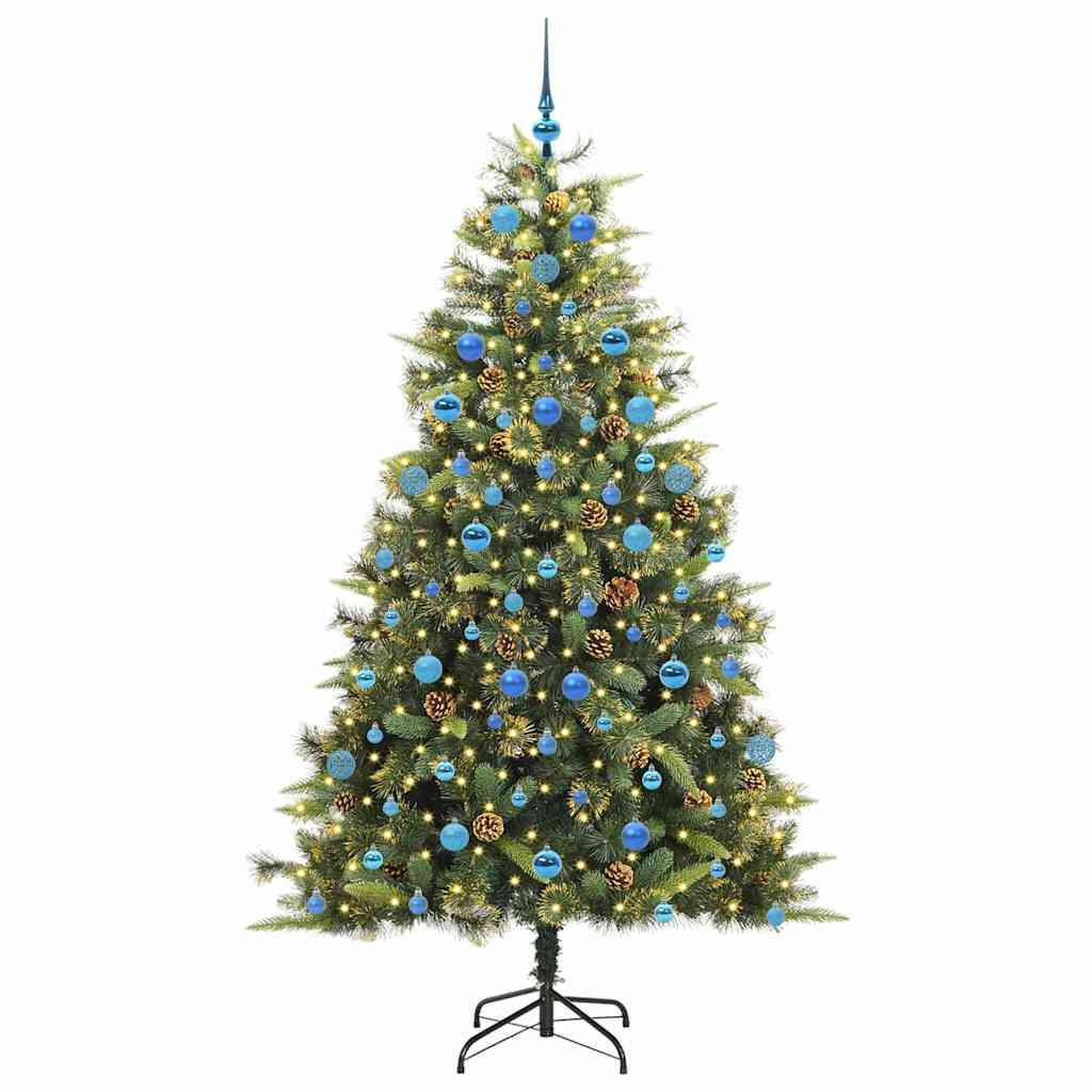 vidaXL Weihnachtsbaum Grün 210 cm
