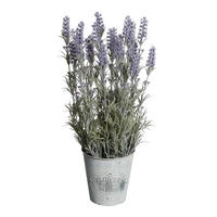 KUNSTPFLANZE Künstlicher Lavendel - Darbas 45 cm - Lila, Kunststoff (45cm) - aplanta