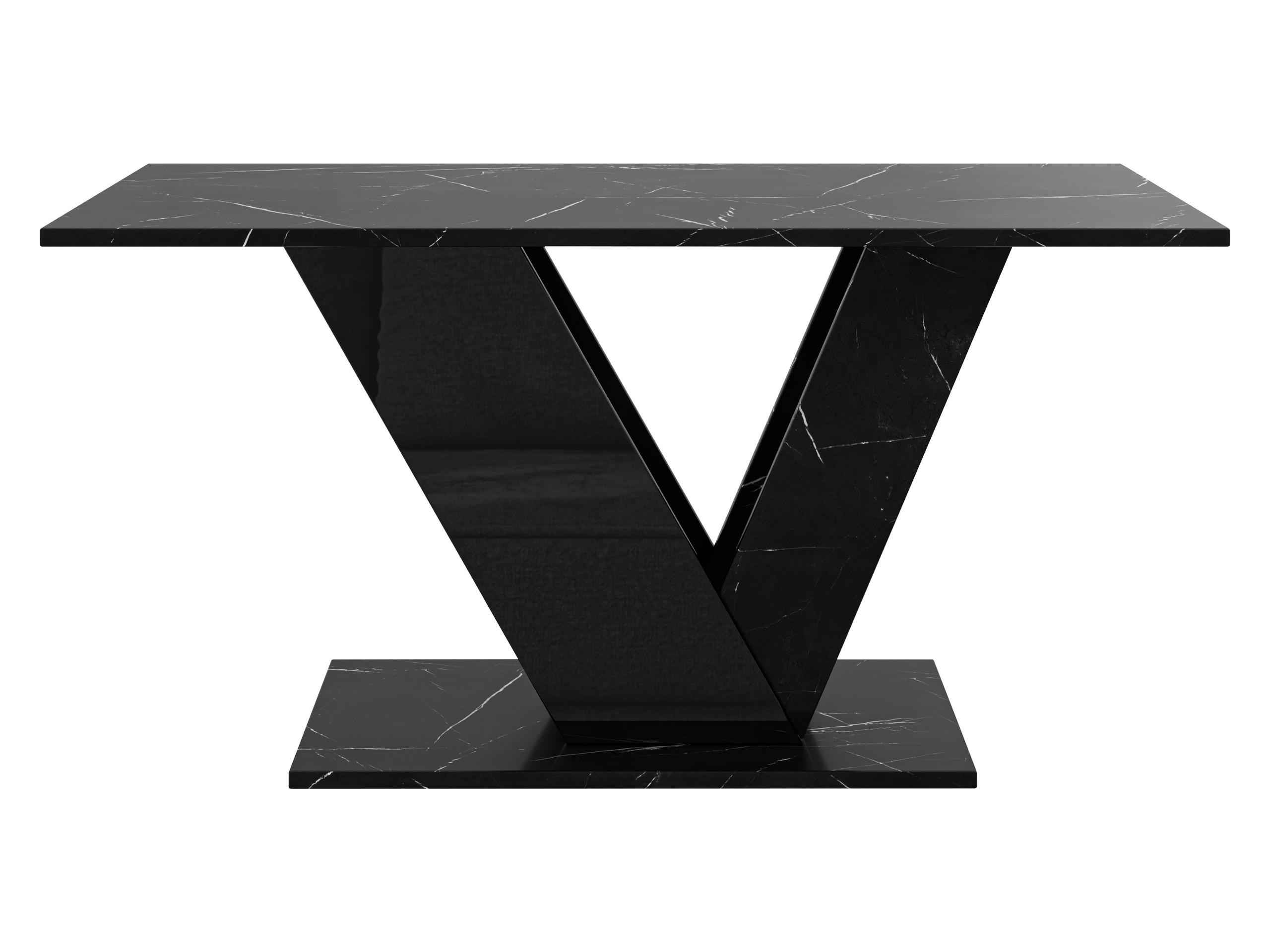 Mirjan24 Couchtisch Schwarz 100x55x60 cm