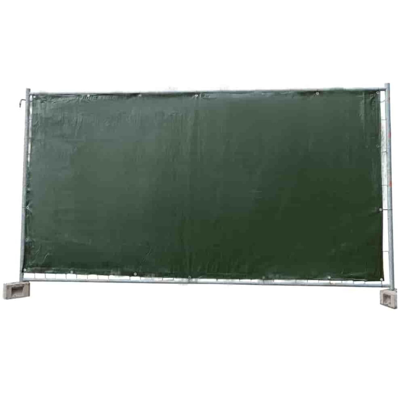 SCHUTZPLANE Grün, PE, 1,76 x 3,41 m - Grün, Kunststoff (341/1/176cm) - BONI-SHOP