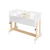 BEISTELLBETT Ornella, Wiege 5 in 1 inkl. Matratze Weiß und Kiefer - Kieferfarben, Holz (40/90cm) - Premiers Moments