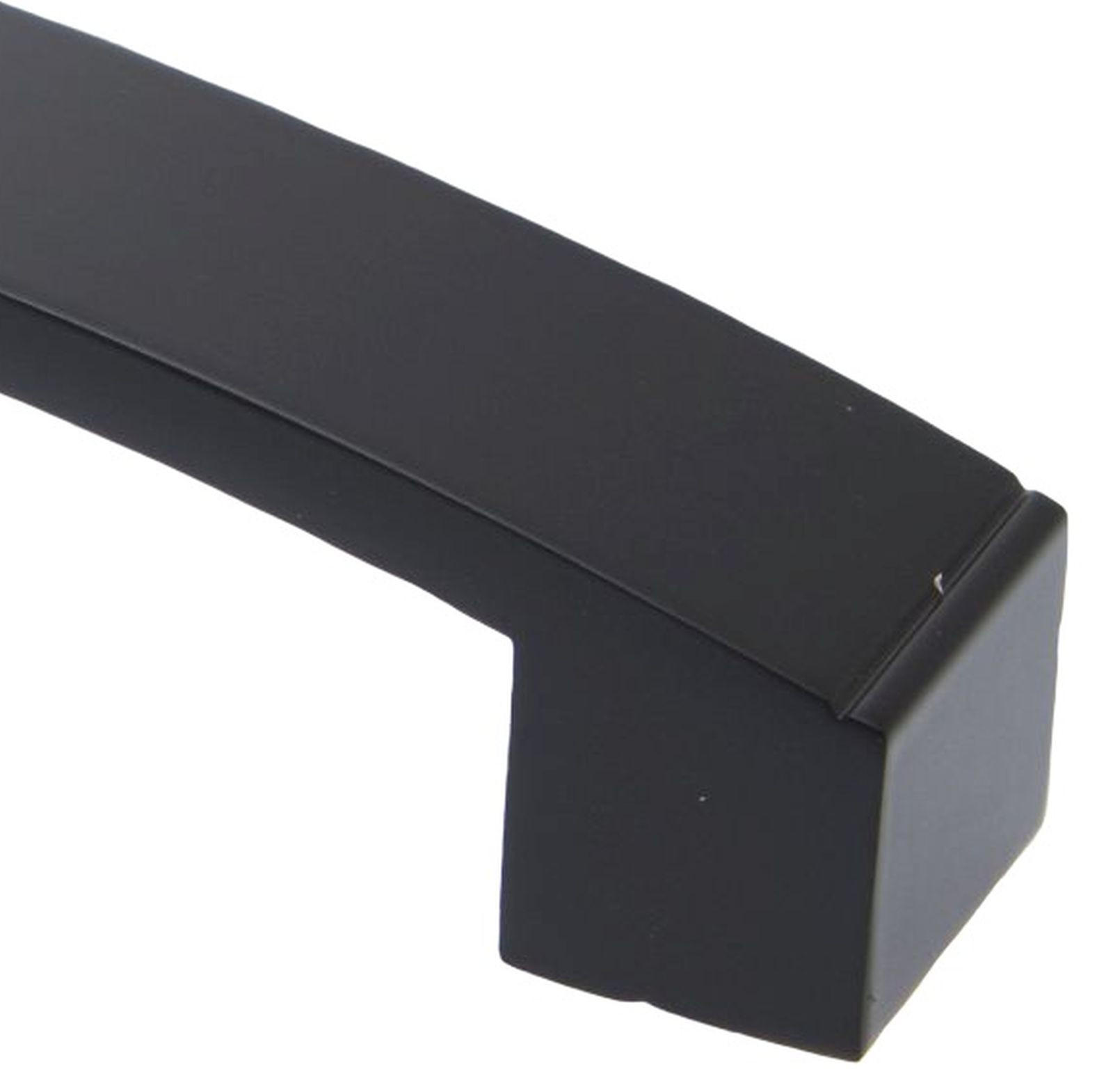 MÖBELGRIFF BA 128mm, Küchengriff Schwarz matt, Schrankgriff modern - Schwarz, Metall (2/2.8/14.6cm)