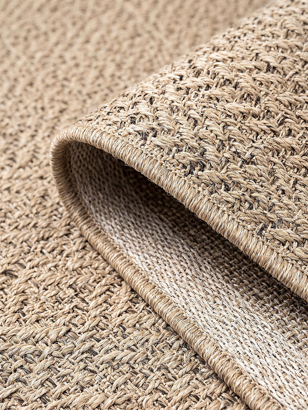 TEPPICHLÄUFER Bordüre CORDEV Polypropylen Natur 60 x 180 cm - Beige, Textil (60/180cm) - KADIMA DESIGN