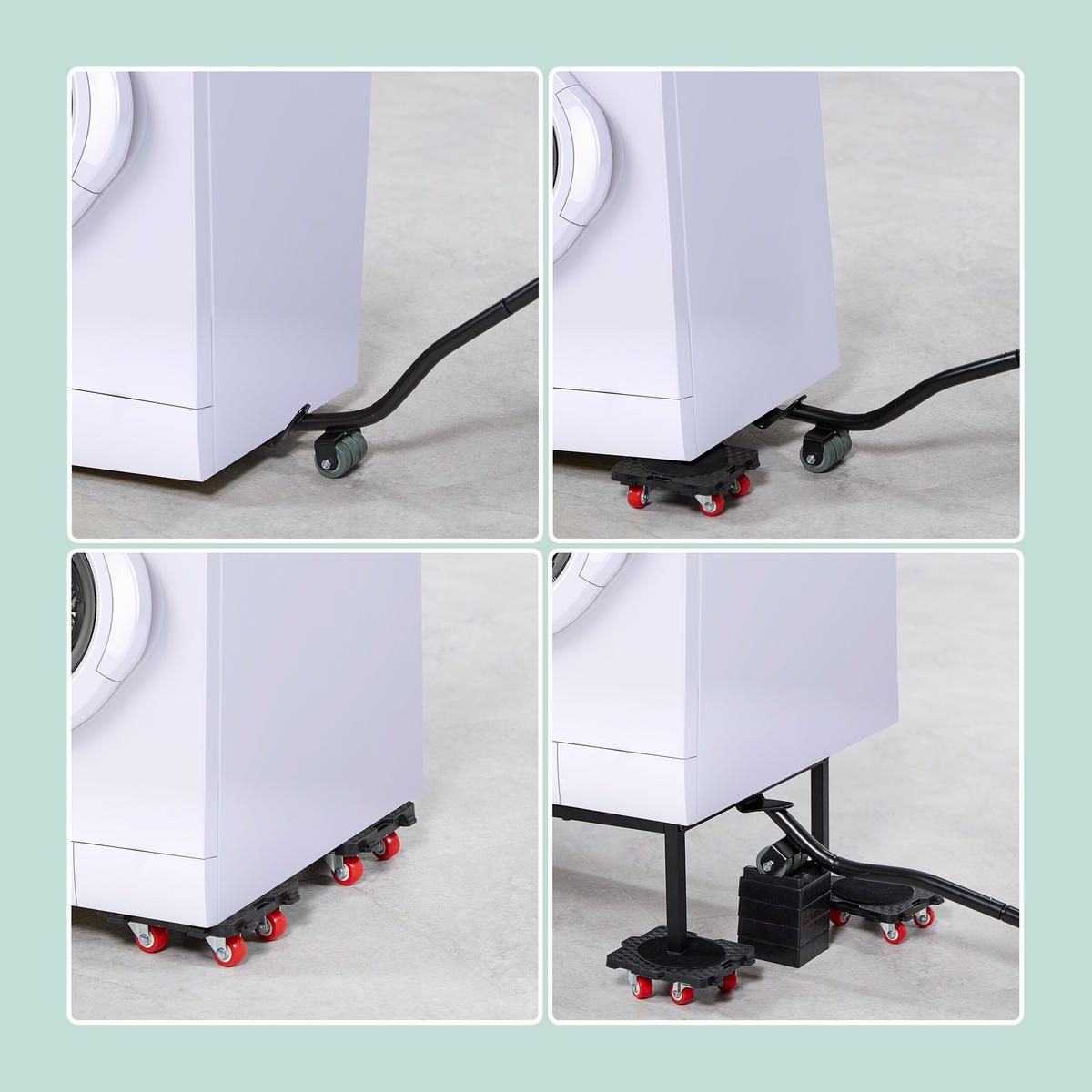 ZDVIHÁK nábytku - viacfarebná, kov/plast (62/9.5/7.5cm) - Relaxdays