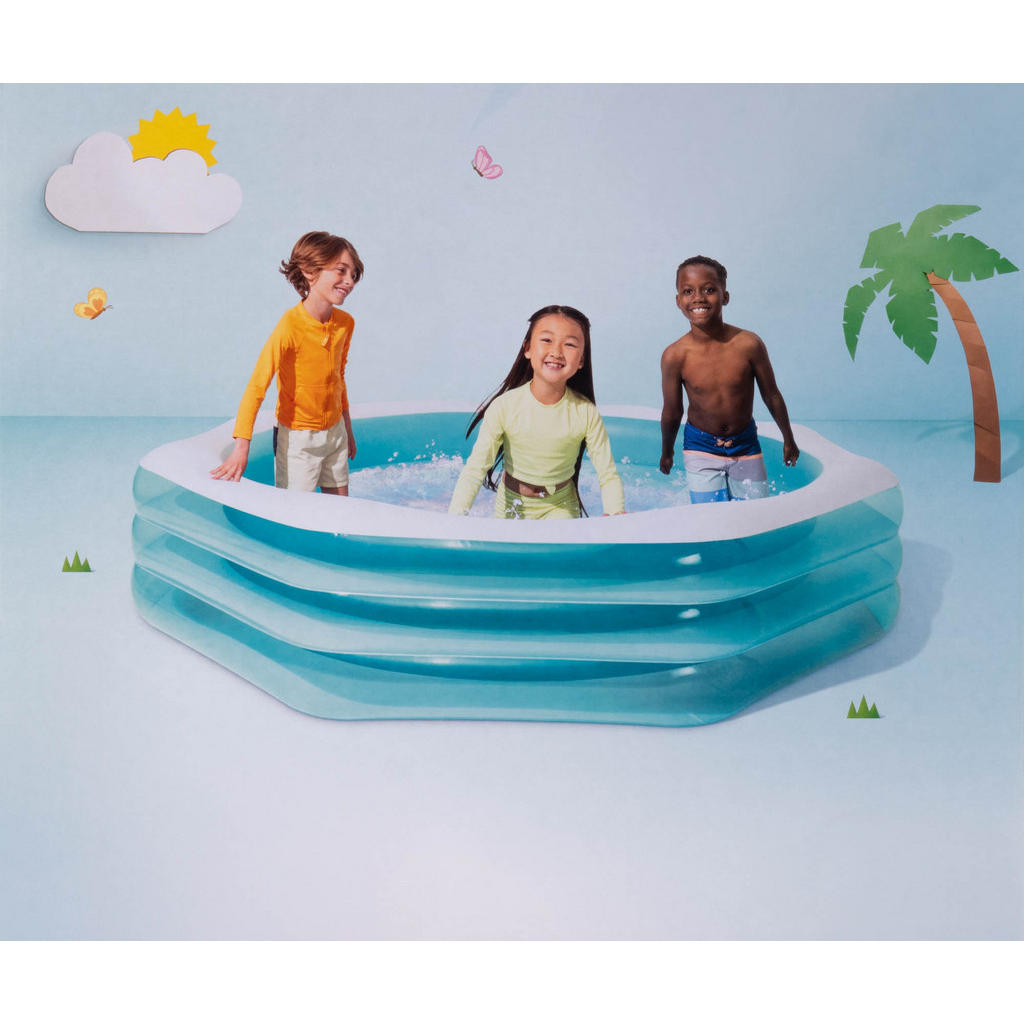 Thumbnail - Xxxl Pool, Blau, Kunststoff, 254x56x254 cm, Freizeit, Pools und Wasserspaß, Pools