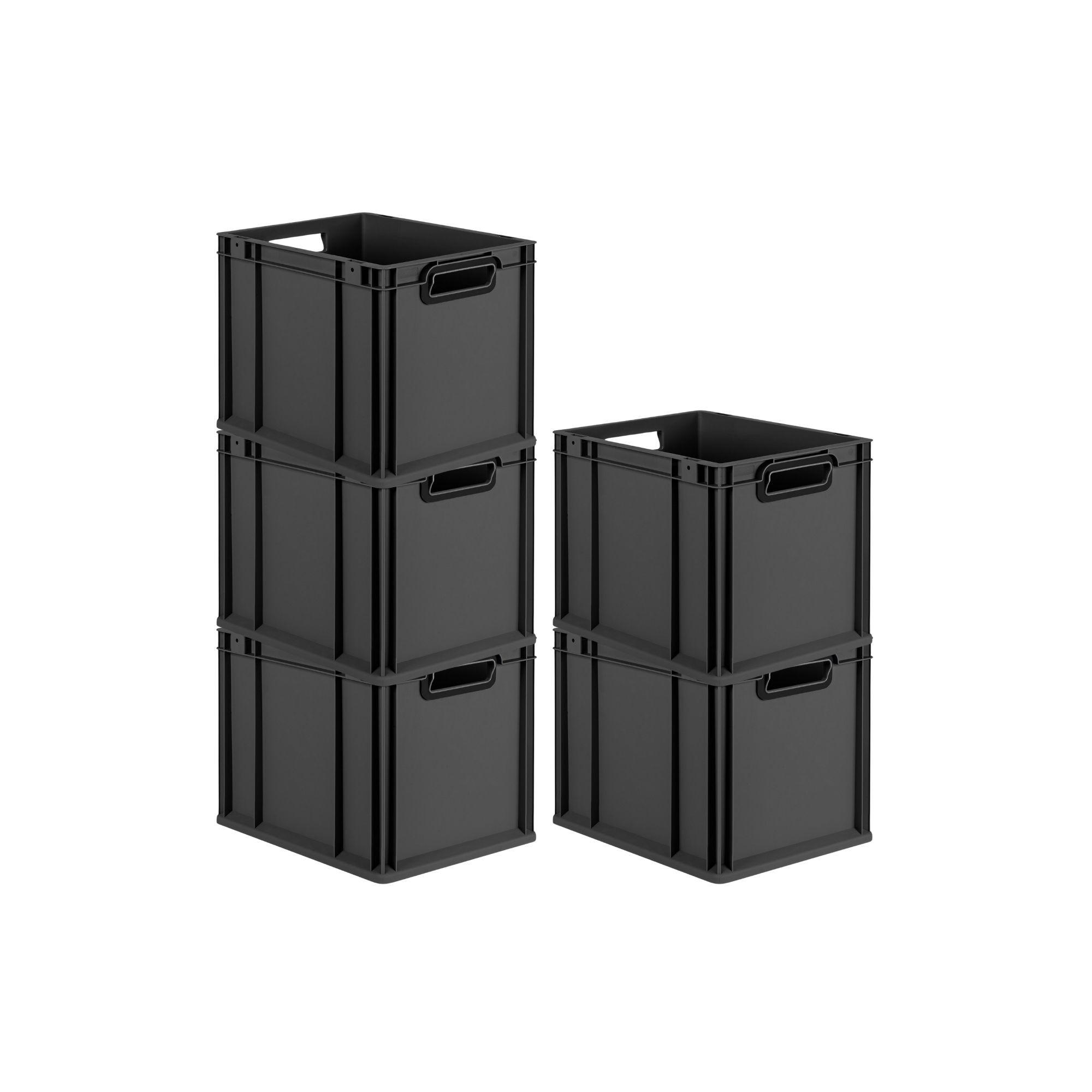 Proregal Eurobox Schwarz, Anthrazit 30x32x40 cm