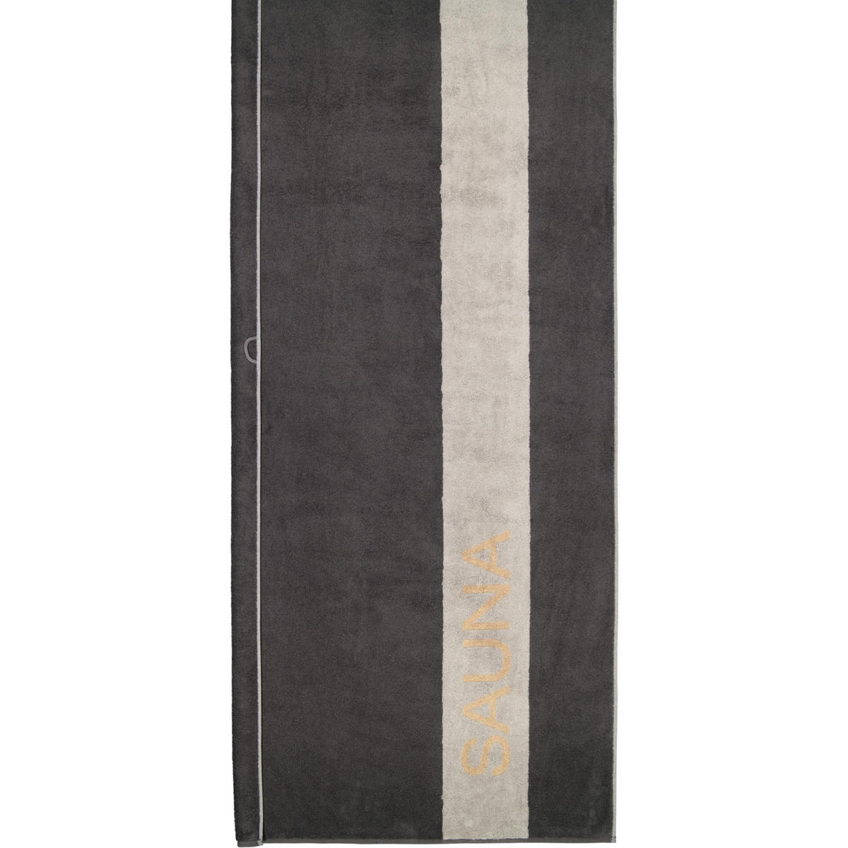 SAUNATÜCHER SAUNA 6238 STONE - 73 - Grau, Textil (80/200cm) - Cawoe