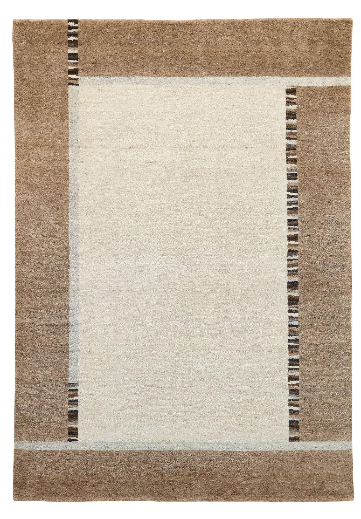 WOLLTEPPICH Heaven 70x140 cm - Beige, Textil (70/140cm) - Natur Pur