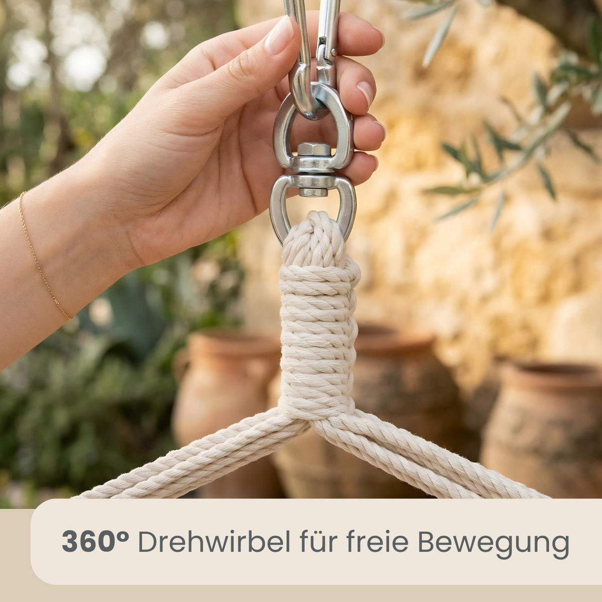 XXL HÄNGESESSEL 185/130 cm Belastbar bis 150 kg Anthrazit - Grau, Textil (130/155/185cm) - Amanka