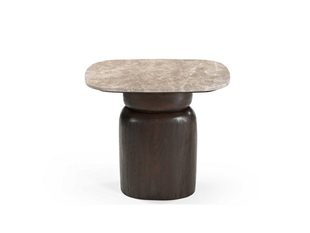 COUCHTISCH Silva Mangoholz 56 cm / 35 cm Braun - Braun, Holz (36/56/51cm) - Villa Möbel