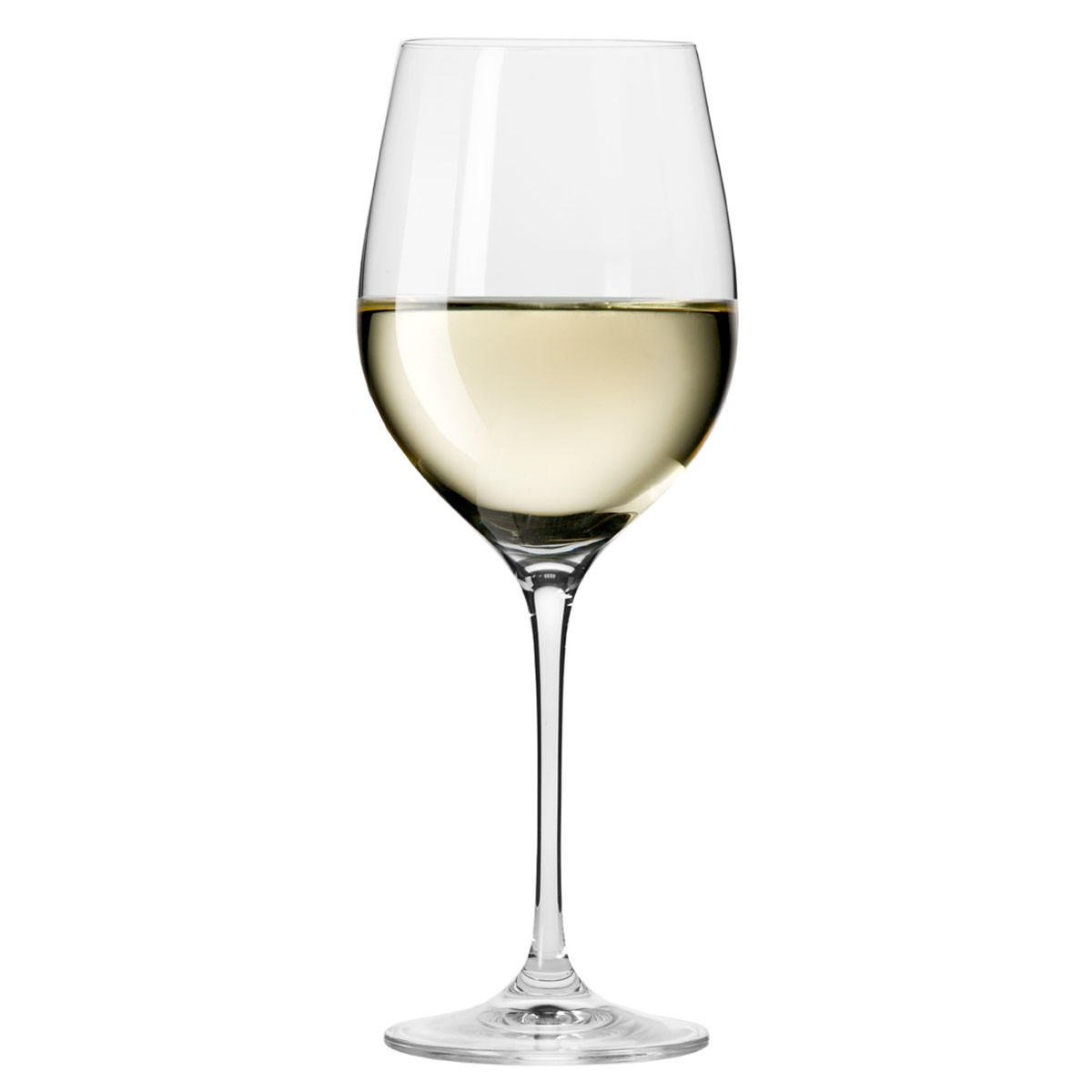 WEISSWEINGLÄSER 6er-Set 430 ML - Transparent, Glas (0.37L) - Krosno Glass