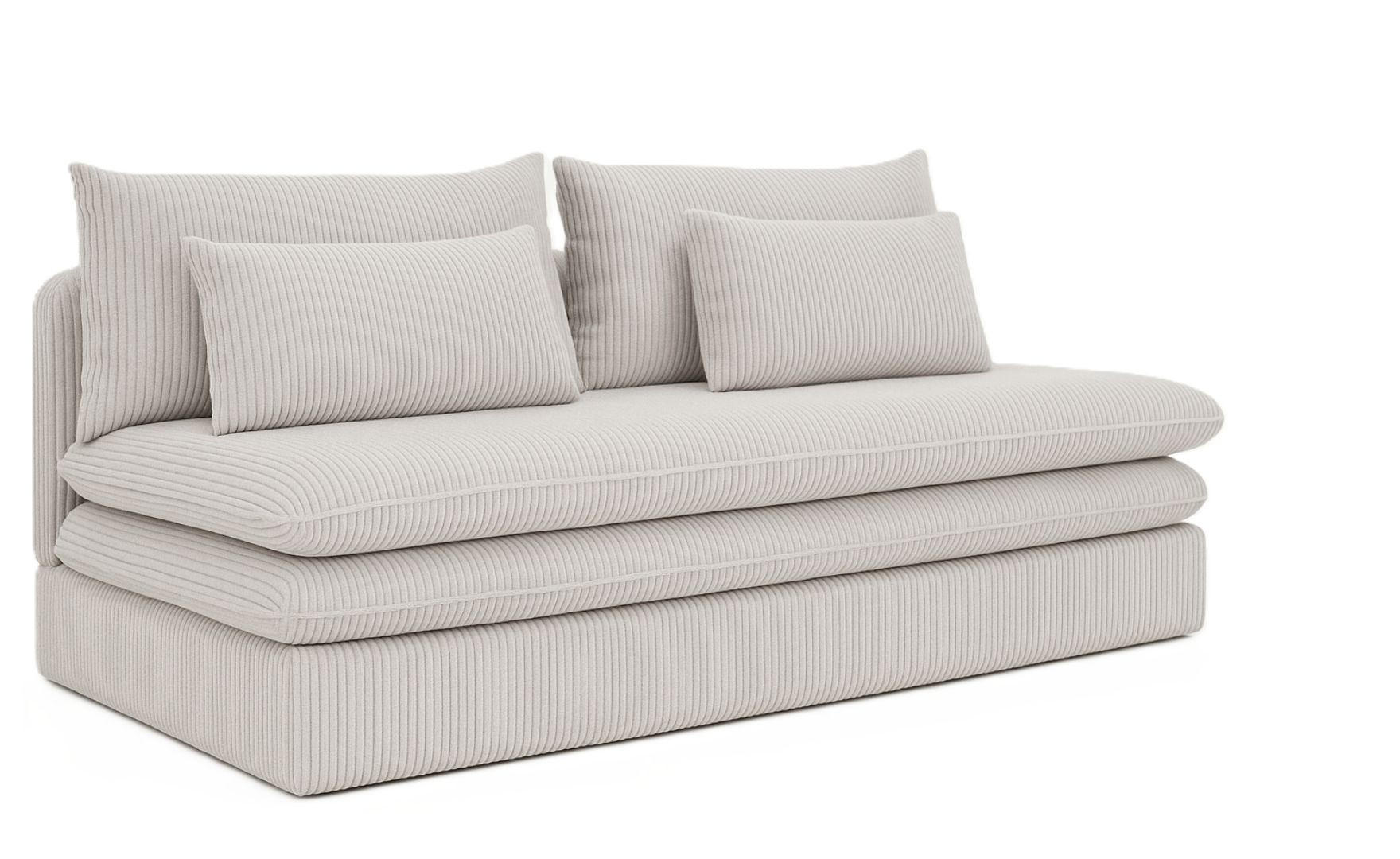 Kaiser Möbel Schlafsofa Beige 190x75x90 cm