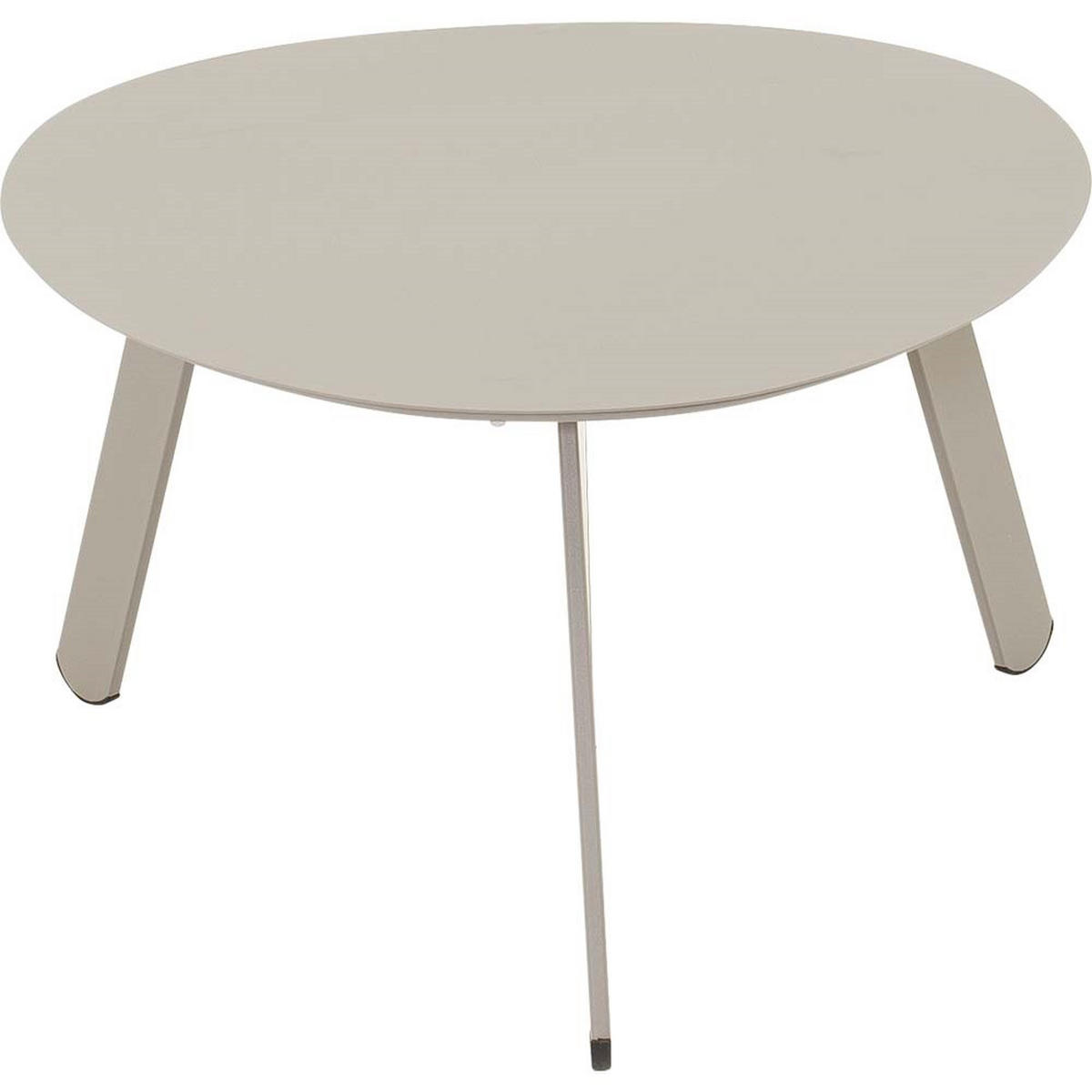 BEISTELLTISCH Tiki - Grau - 74/60/35,5 cm - Grau, Metall (74/60/35cm) - Lesli Living