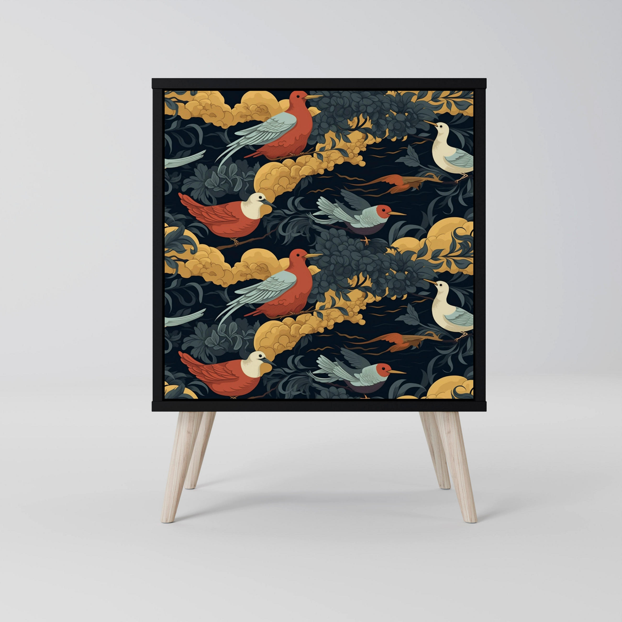 SpaceRebels Sideboard Schwarz 57.5x77.5x42 cm