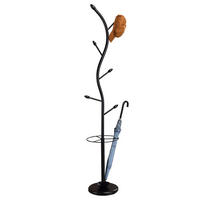 KLEIDERSTÄNDER TRIANA - Schwarz, Metall (30/185/30cm) - IDIMEX