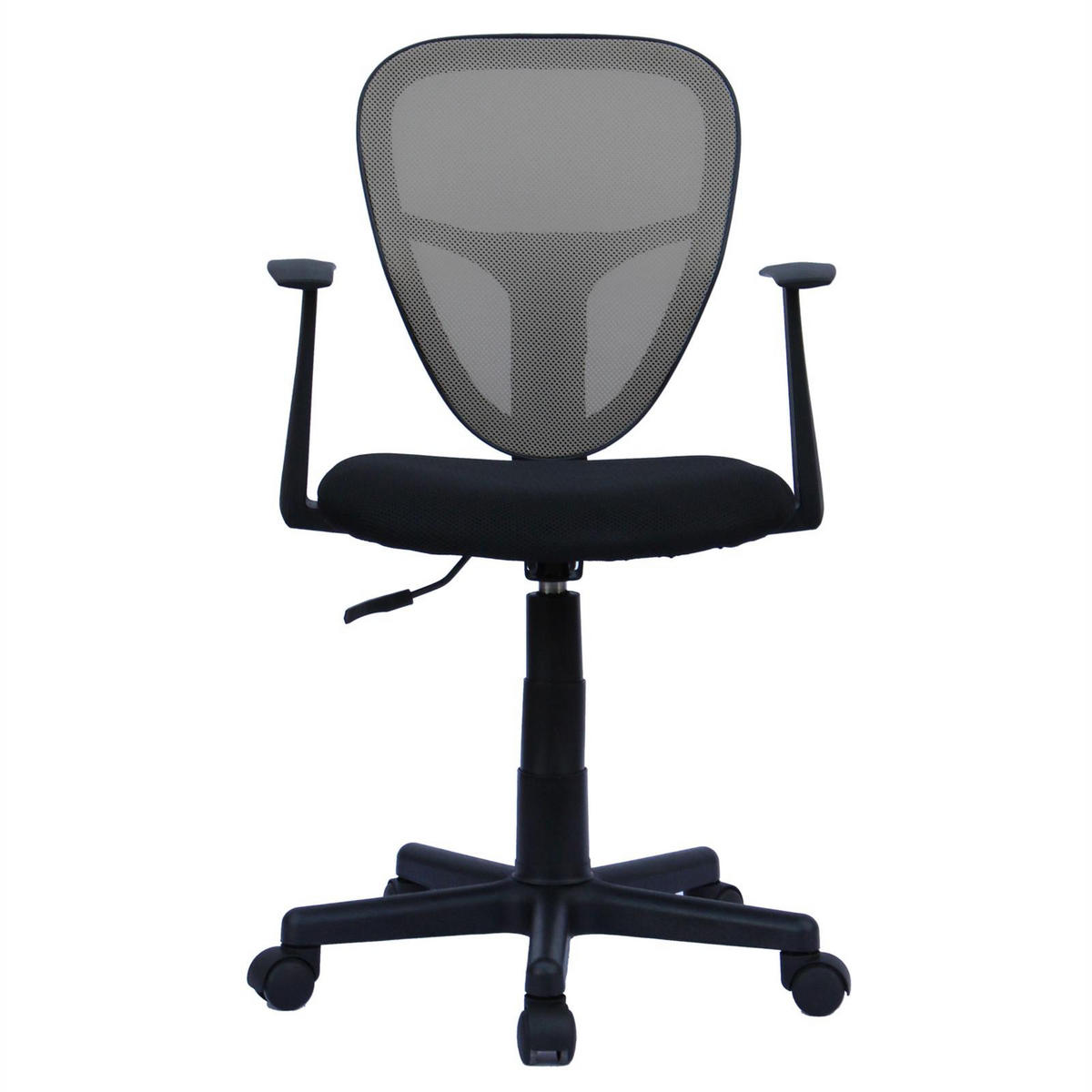 KINDERDREHSTUHL STUDIO - Schwarz/Grau, Textil (53/92/52cm) - CARO-Möbel