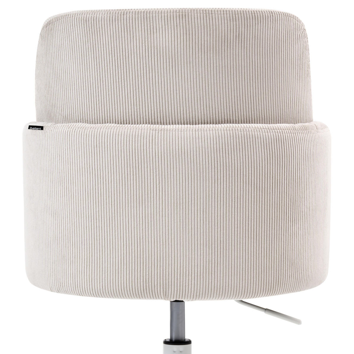 BÜROSTUHL Cord Hellbeige Dryden - Beige, Textil (60/84/60cm) - Beliani